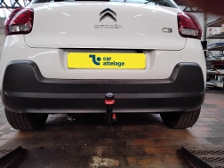 Citroën C3 Avec La rotule d’attelage démontable sans outil