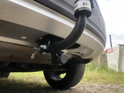 Volvo XC40 Avec La rotule d’attelage démontable avec outils